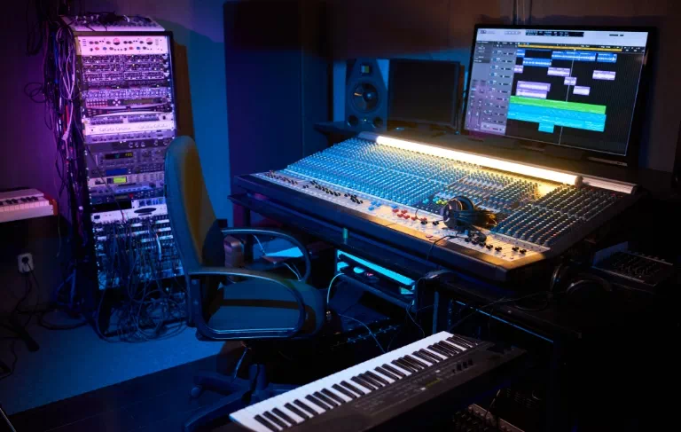 Produkcja muzyczna studio nagrań